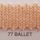 Calentador rosa ballet corto tobillero