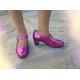 Shoe fair pink laminated O80