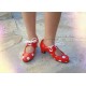 Zapato FERIA Rojo Cordón O102
