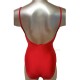 Red thin strap lycra jersey