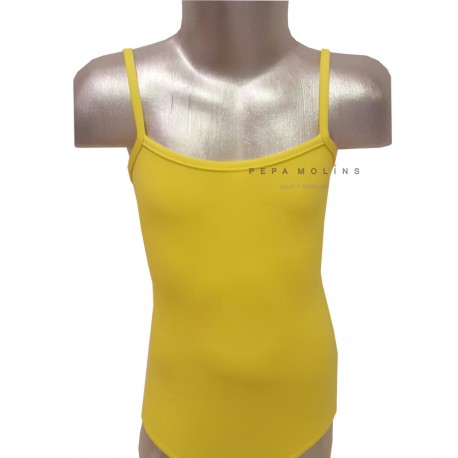Thin strap polyamide basic jersey