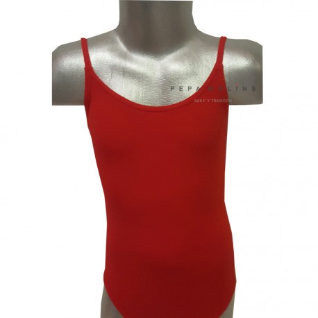 Thin strap polyamide basic jersey