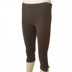 Brown unisex trousers suplex with side opening