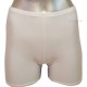 White basic lycra unisex shorts