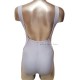 Maillot celeste de lycra Meryl con manga de tirante