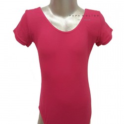 Maillot básico fucsia MC