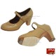 Zapato Flamenco Profesional Mercedes I beige