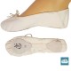 Ballet slipper on white canvas Gladis