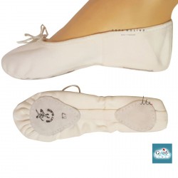 Zapatilla Ballet Gladis Lona blanca