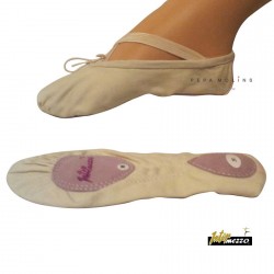 Beige canvas Ballet slipper I7204