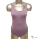 Maillot morado spandex con tirante ancho