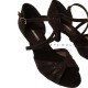 Open shoe glitter strips and ballroom dance floor