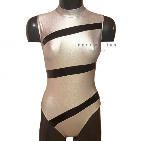 Maillot cuello halter sin mangas