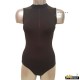 Maillot cuero de cuello halter