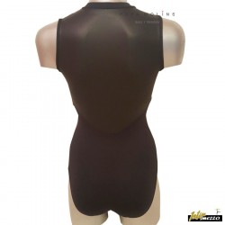 Maillot cuero de cuello halter