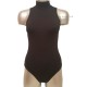 Halter neck jersey with opening