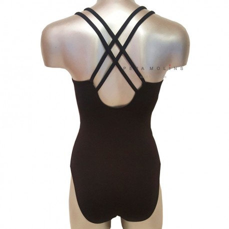 Maillot básico de doble tirante