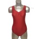 Maillot básico frunce lycra
