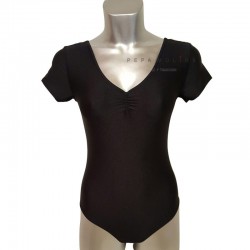 MC basic jersey with gathered neckline