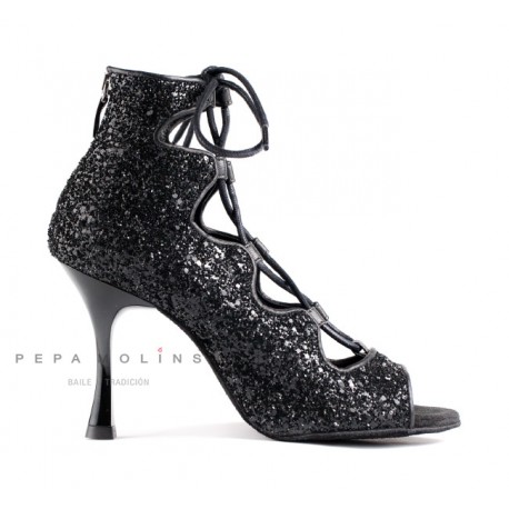 Zapato Cordon Glitter  PD805